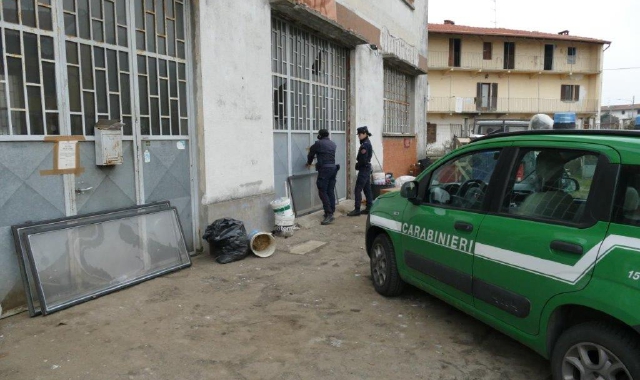 L’intervento dei carabinieri forestali