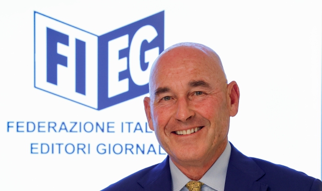 Andrea Riffeser Monti, presidente della Fieg (Federazione italiana editori giornali)