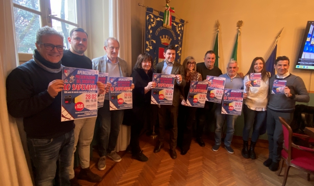La presentazione in Comune
