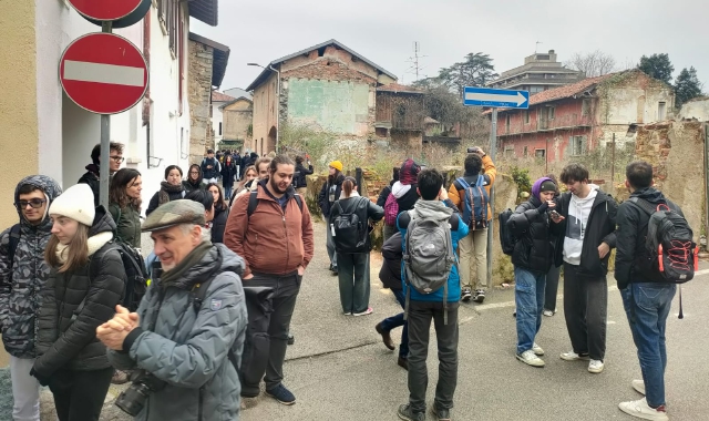 Studenti di Architettura alla Corte Bassani di Albizzate