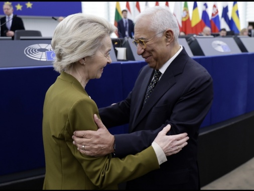 Von der Leyen e Costa il 24/2 a Kiev, 'Ucraina eroica'