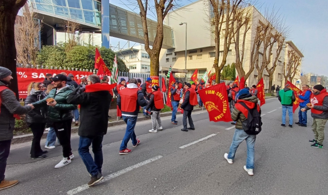 La manifestazione a Legnano
