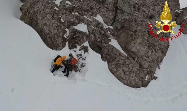 Bloccati in Grigna, salvati dal Drago di Malpensa