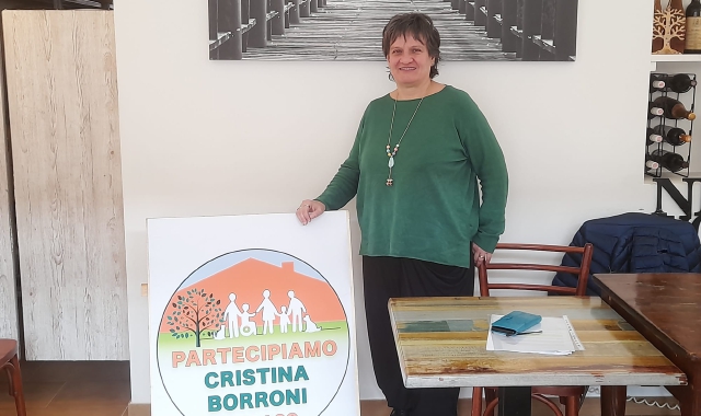 Cristina Borroni candidata alle elezioni con Partecipiamo
