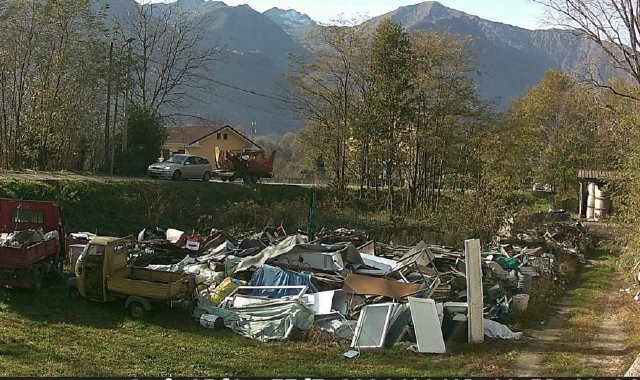 La discarica abusiva