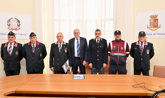 La presentazione in Questura a Varese (foto Angelo Puricelli/BLITZ)