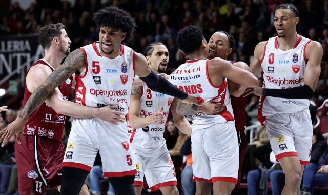 Varese nel match contro Trapani