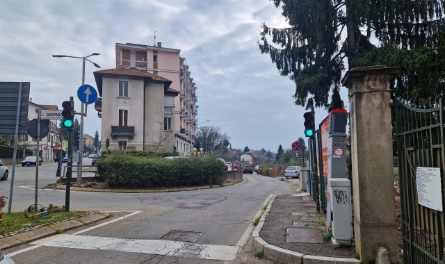Il tratto iniziale di via Gasparotto sarà interessato dal cantiere