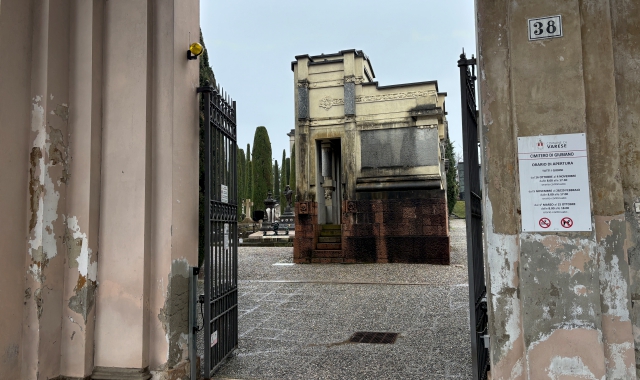 Il cimitero di Giubiano dove sorgerà il Famedio (foto Blitz)