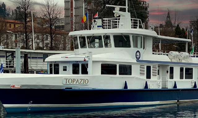 Un battello della Navigazione Lago Maggiore