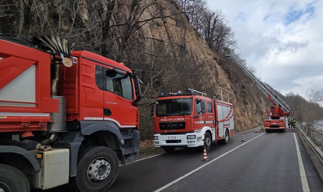 L’intervento dei vigili del fuoco