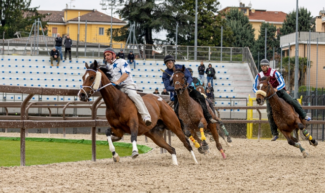 Le corse di addestramento dello scorso anno (foto Archivio)