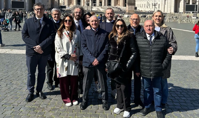 La delegazione di Gallarate in Vaticano