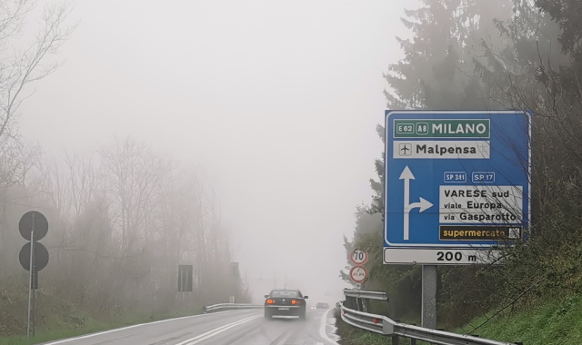 Varese, domenica di “scighera”