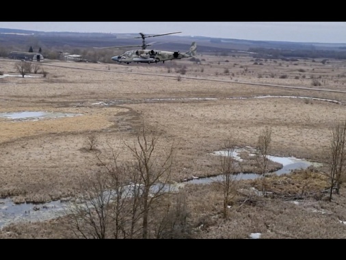 Kiev, 'abbattuti 4 elicotteri russi nel Belgorod'
