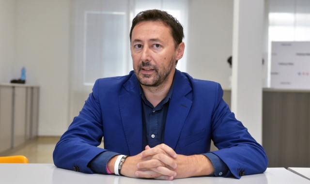 Il segretario provinciale Simone Longhini