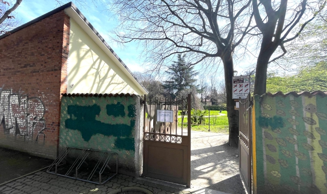 Il furto è avvenuto nel parco De Rocchi (foto Domenico Ghiotto/BLITZ)