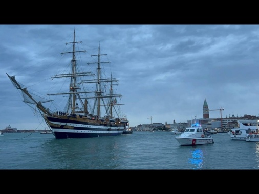 L'Amerigo Vespucci a Venezia, al via 2/a tappa tour Mediterraneo
