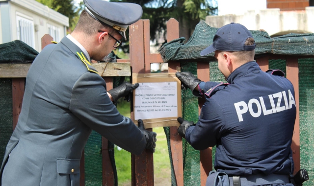 L’immobile posto sotto sequestro