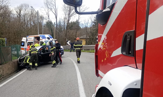 I soccorritori sul luogo dell’incidente