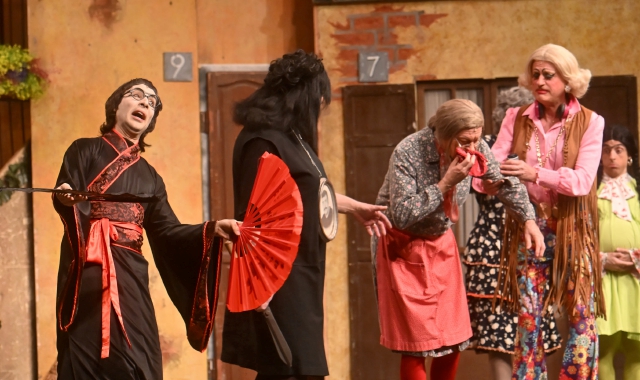 Lo spettacolo dei Legnanesi al teatro di Varese (foto Angelo Puricelli/BLITZ)