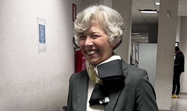 Irene Pivetti in tribunale a Busto Arsizio