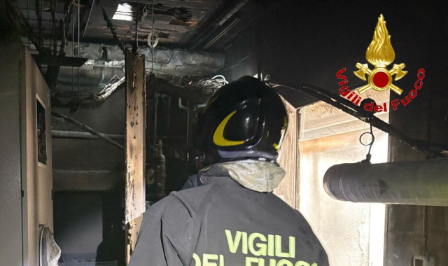 Fiamme all'ospedale di Luino: paura e disagi