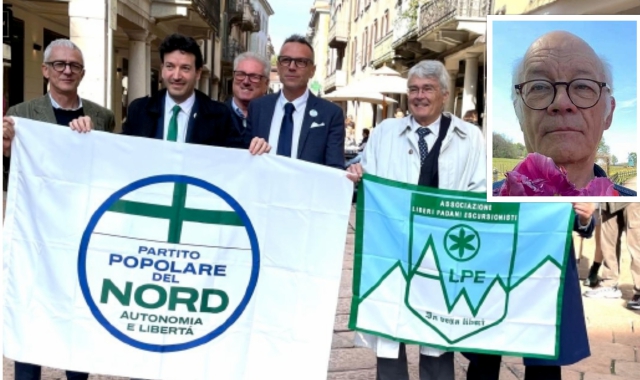 Il Partito Popolare del Nord  a Varese a novembre e nel riquadro Cesare Bossetti