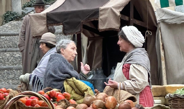 La fiction che stanno girando a Orta San Giulio
