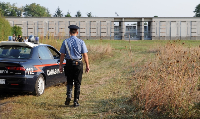 I carabinieri sul luogo del delitto