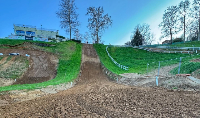 La pista del Montaccio del Balmone di Maggiora