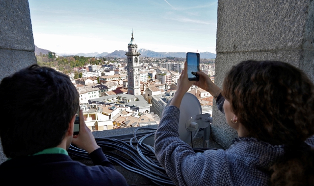 Sulla Torre civica per ammirare Varese dall'alto