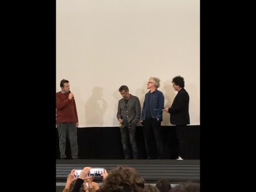 Nanni Moretti al Sacher, scherza con Fabi, Silvestri, Gazzè