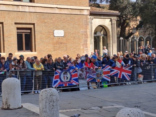 Ravenna in festa per la visita dei reali britannici