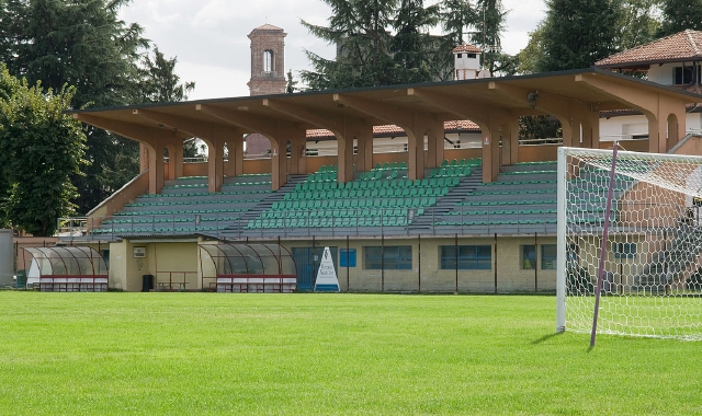 Il campo sintetico di Parabiago dove il Legnano disputerà l’ultima gara di campionato contro il Robbio