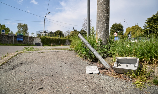 Il luogo dove è avvenuto l’incidente (foto Matteo Canevari/BLITZ)