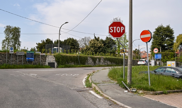 Il luogo dove è avvenuto l’incidente (foto Matteo Canevari/BLITZ)