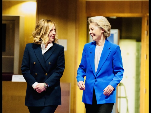 Ue, von der Leyen in contatto con Meloni su viaggio Usa