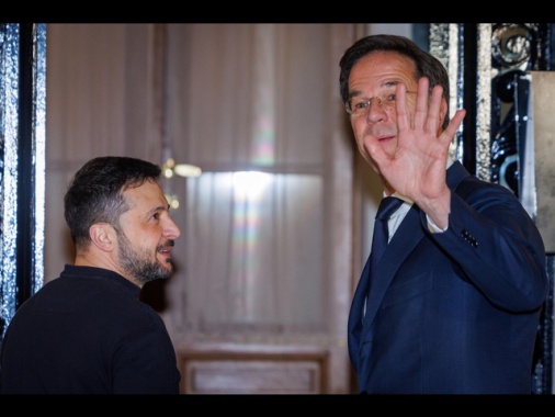 Rutte a Odessa con Zelensky, 'sostegno incrollabile'