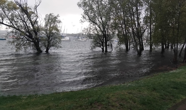Il livello del lago Maggiore si è alzato nella notte