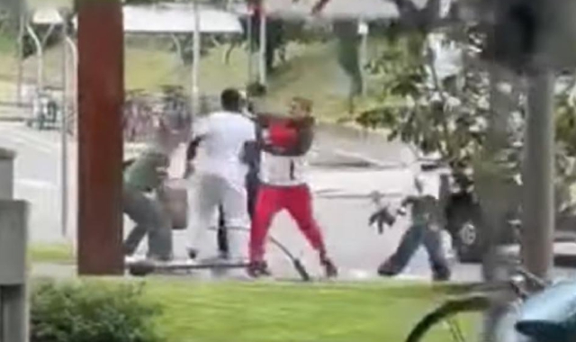 Una delle risse che si sono verificate negli ultimi tempi nella zona della stazione di Gallarate