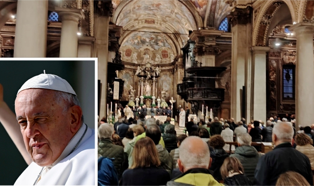 La carezza di Varese a Papa Francesco: basilica stracolma
