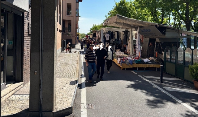 Le bancarelle del mercato 