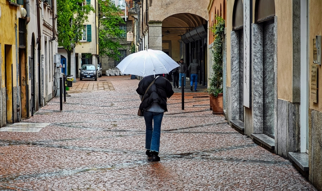 Varese, dilemma ombrello