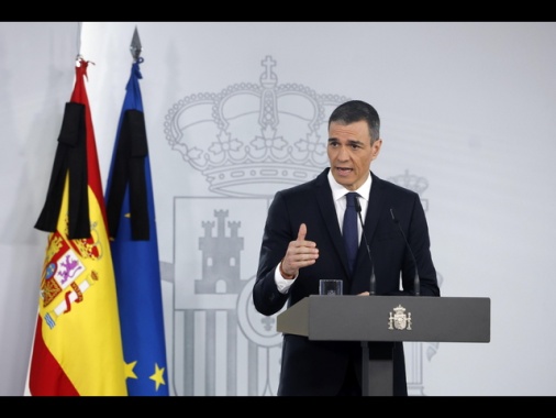 Sanchez, 'oltre il 50% delle forniture elettriche ripristinato'