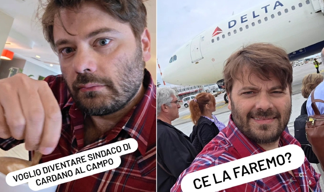 Due delle storie che l’imprenditore salernitano Piero Armenti, residente a New York, ha pubblicato prima di partire per gli Usa