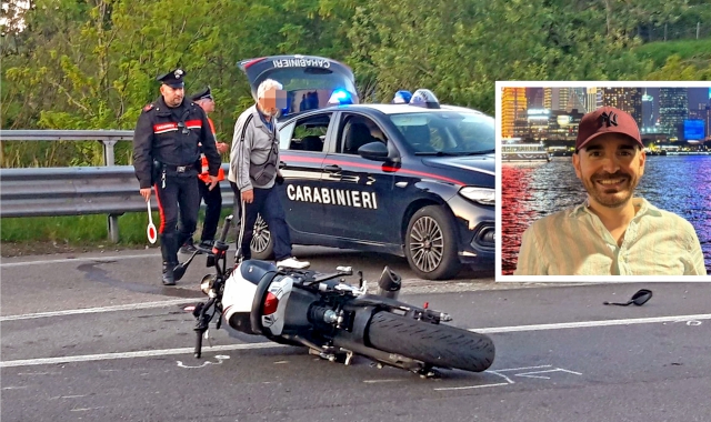 La tragedia a Gazzada e nel riquadra la vittima, Lorenzo Vismara
