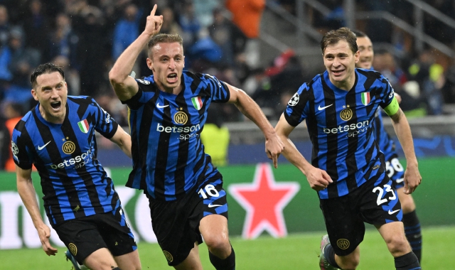 Il gol di Frattesi regala la finale di Champions all’Inter (foto Daniel Dal Zennaro/ANSA)