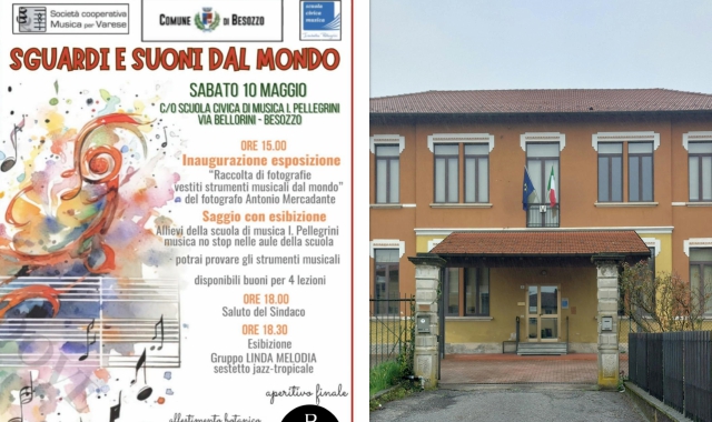 Besozzo, “Sguardi e Suoni dal mondo” alla scuola di musica