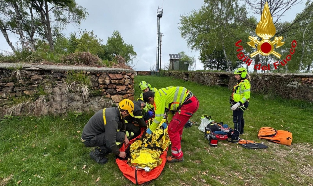 Il soccorso alpino è intervenuto sul posto con un’equipe medico-infermieristica